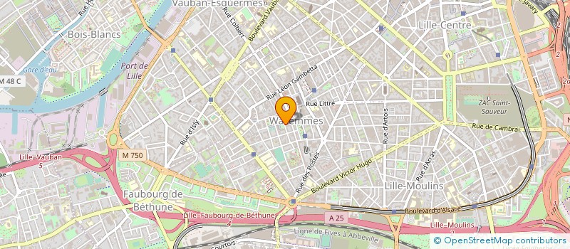 localisation de l'entreprise MADAME FLORENCE HULEUX à LILLE