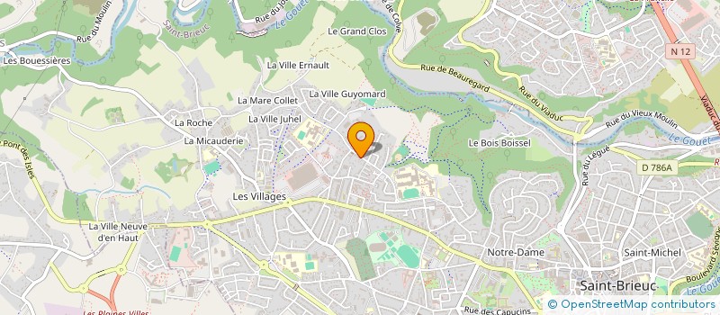 localisation de l'entreprise MADAME FLORENCE ILHE à SAINT-BRIEUC