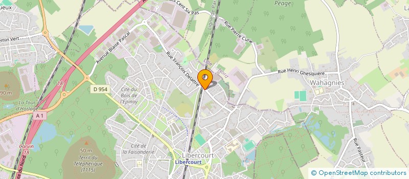 localisation de l'entreprise MADAME FLORENCE IRHOLCI  LIBERCOURT