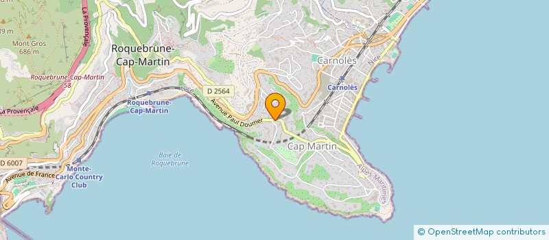localisation de l'entreprise MADAME FLORENCE ISABELLE LORY à ROQUEBRUNE-CAP-MARTIN