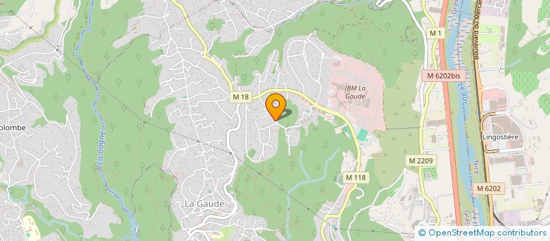 localisation de l'entreprise MADAME FLORENCE ISNARD  LA GAUDE