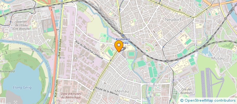 localisation de l'entreprise MADAME FLORENCE JACKL  STRASBOURG