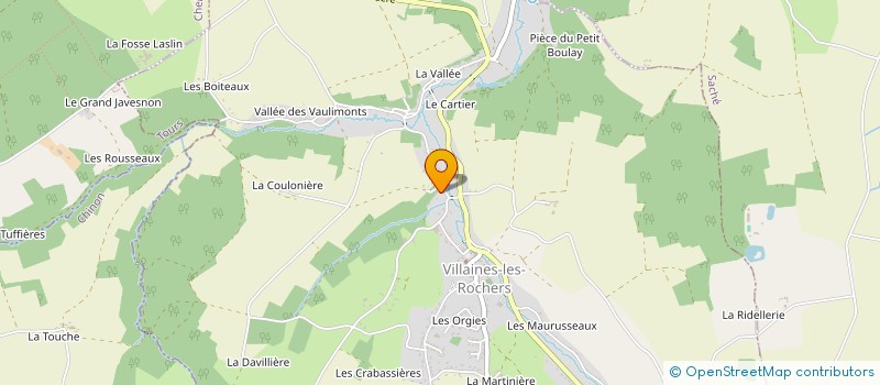 localisation de l'entreprise MADAME FLORENCE JACOB  VILLAINES-LES-ROCHERS