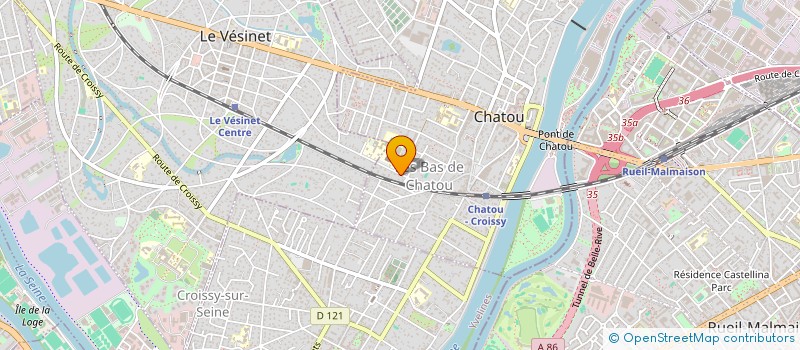 localisation de l'entreprise MADAME FLORENCE JACQUESSON à CHATOU
