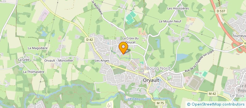 localisation de l'entreprise MADAME FLORENCE JACQUINOT à ORVAULT