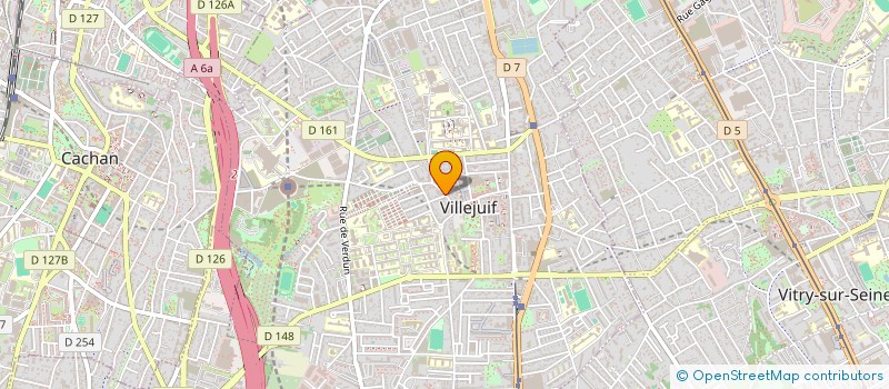 localisation de l'entreprise MADAME FLORENCE JAMET à VILLEJUIF