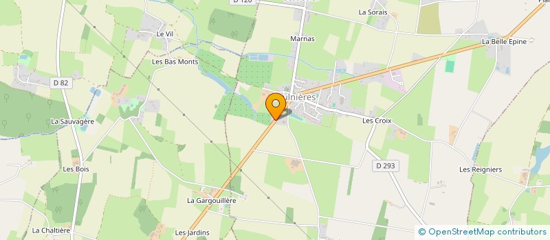 localisation de l'entreprise MADAME FLORENCE JANVIER  SAULNIERES