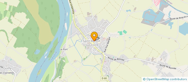 localisation de l'entreprise MADAME FLORENCE JEAN-BAPTISTE à SAINT-BENOIT-SUR-LOIRE