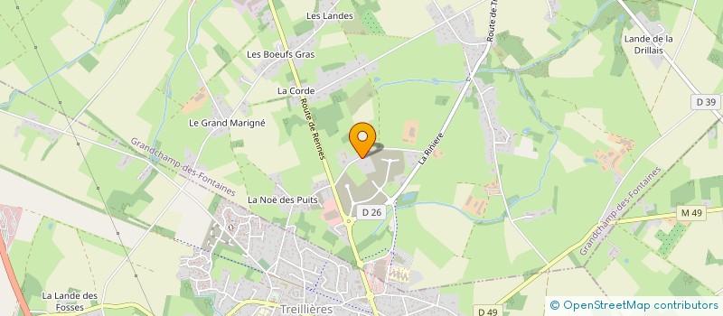 localisation de l'entreprise MADAME FLORENCE JONOT à GRANDCHAMP-DES-FONTAINES