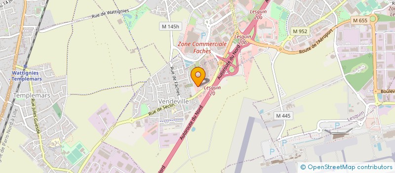 localisation de l'entreprise MADAME FLORENCE JOSIEN  VENDEVILLE