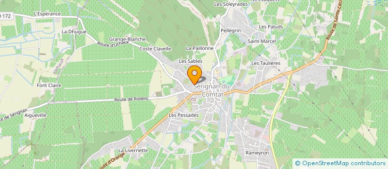 localisation de l'entreprise MADAME FLORENCE JOSSELME  SERIGNAN-DU-COMTAT