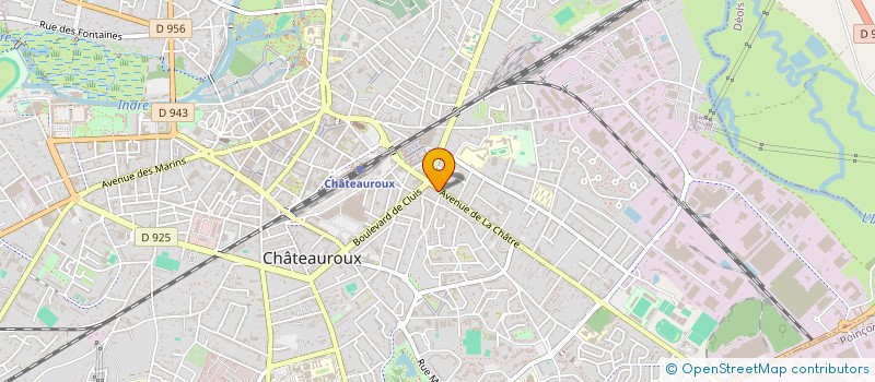 localisation de l'entreprise MADAME FLORENCE JOUANET à CHATEAUROUX