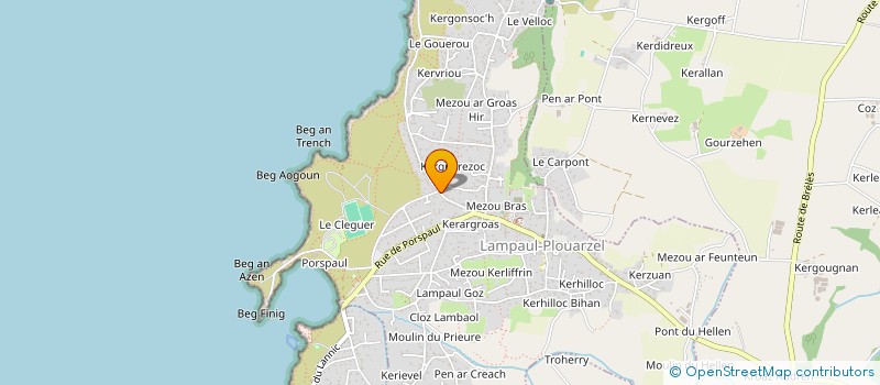 localisation de l'entreprise MADAME FLORENCE JOUBERT  LAMPAUL-PLOUARZEL