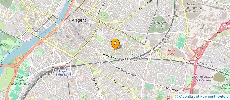 localisation de l'entreprise MADAME FLORENCE JOUENNE  ANGERS