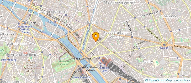 localisation de l'entreprise MADAME FLORENCE JOUGLAIN  PARIS 12