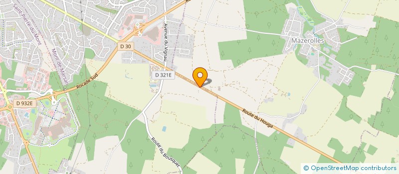 localisation de l'entreprise MADAME FLORENCE JOUSSEAU  MONT-DE-MARSAN