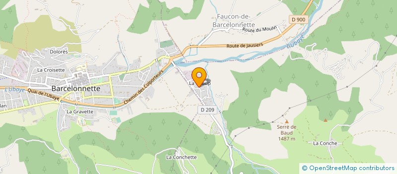 localisation de l'entreprise MADAME FLORENCE JOUSSERAND  ENCHASTRAYES