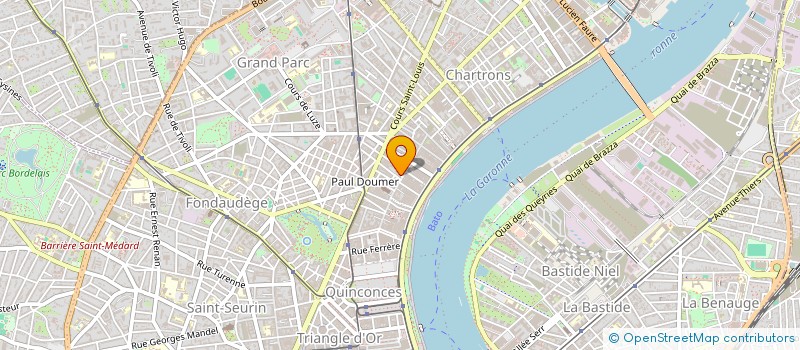 localisation de l'entreprise MADAME FLORENCE JOUTEL à BORDEAUX