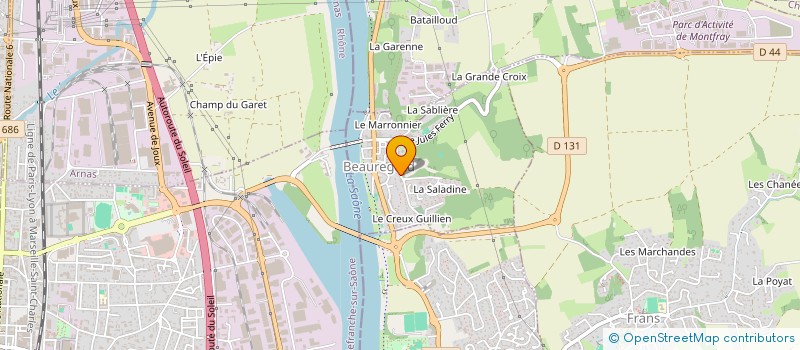 localisation de l'entreprise MADAME FLORENCE JUAN  BEAUREGARD