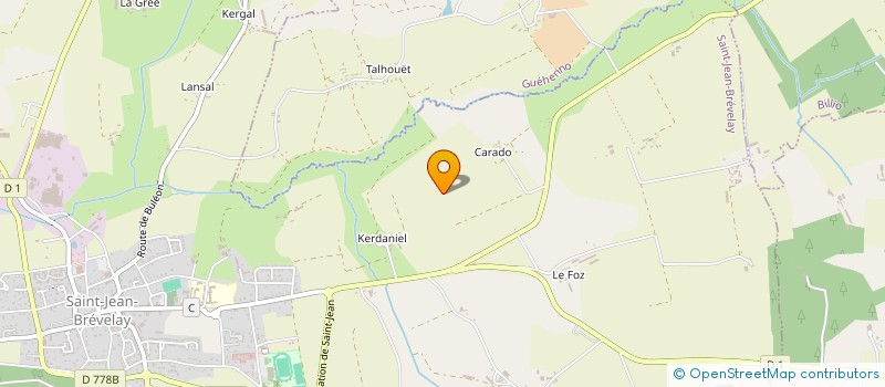 localisation de l'entreprise MADAME FLORENCE KARINE LE CORFF  SAINT-JEAN-BREVELAY