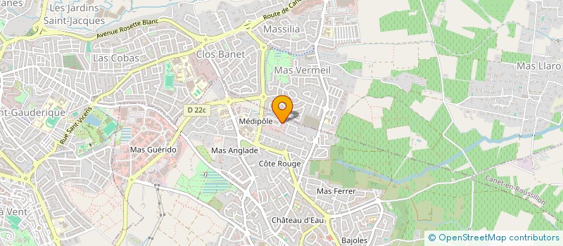 localisation de l'entreprise MADAME FLORENCE KASPI à CABESTANY