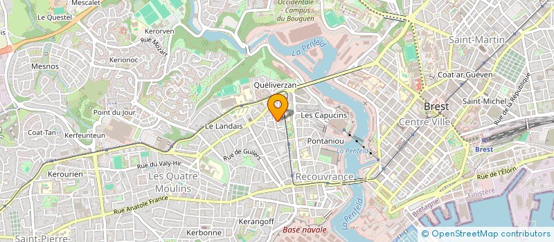 localisation de l'entreprise MADAME FLORENCE KEREBEL  BREST