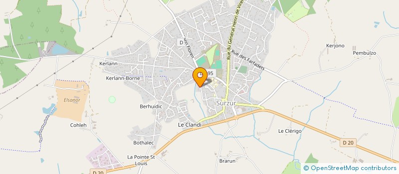 localisation de l'entreprise MADAME FLORENCE KERJEAN  SURZUR