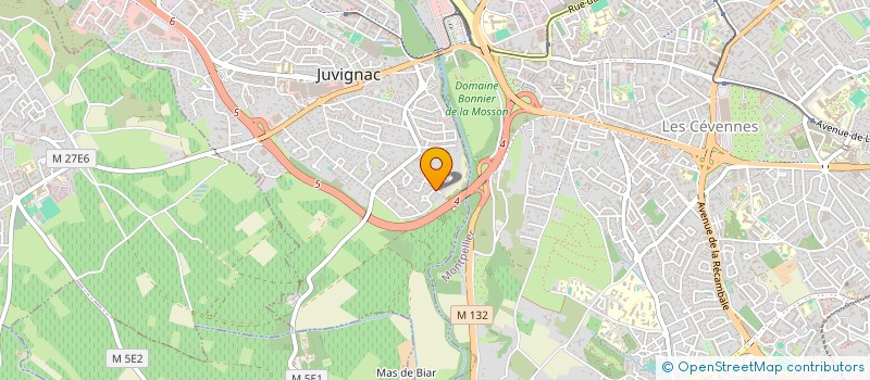localisation de l'entreprise MADAME FLORENCE KICHETAMA  JUVIGNAC