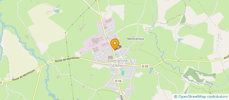 localisation de l'entreprise MADAME FLORENCE KIRSCH  VILLEFRANCHE-D'ALLIER