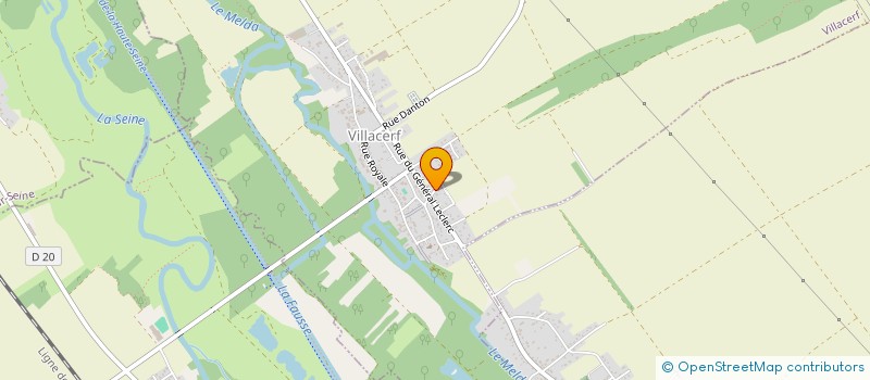 localisation de l'entreprise MADAME FLORENCE KOFFLER  VILLACERF