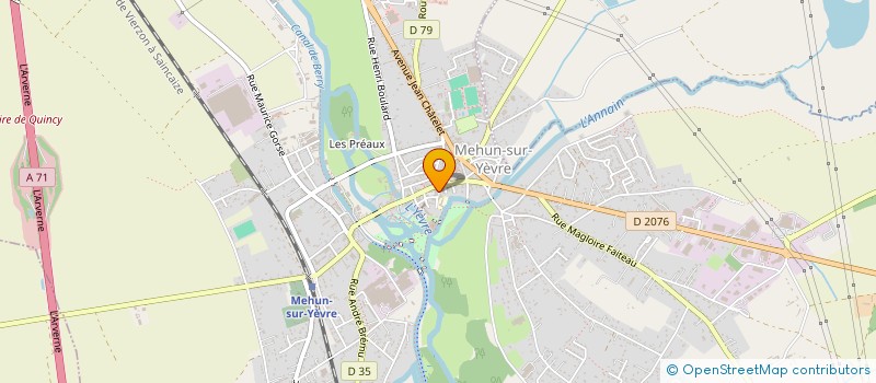 localisation de l'entreprise MADAME FLORENCE L'HERONDEL  MEHUN-SUR-YEVRE