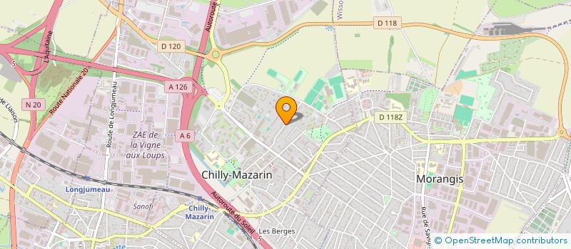 localisation de l'entreprise MADAME FLORENCE LA RUFFA  CHILLY-MAZARIN