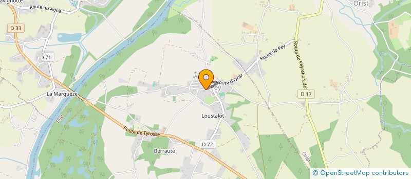 localisation de l'entreprise MADAME FLORENCE LABASTE  PEY