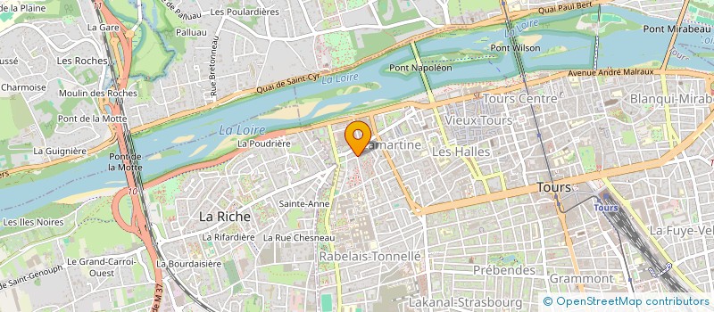 localisation de l'entreprise MADAME FLORENCE LABEDA  TOURS