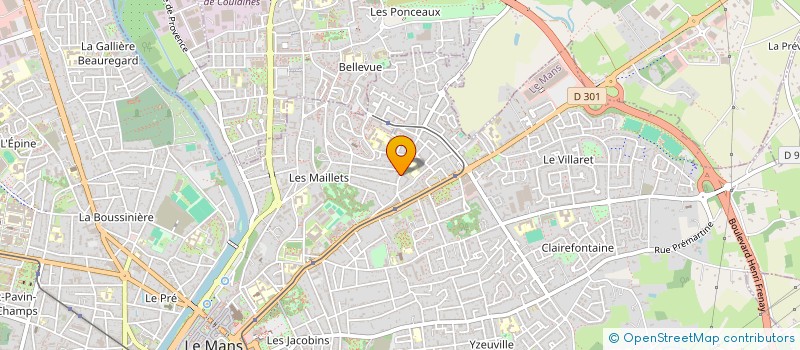 localisation de l'entreprise MADAME FLORENCE LABY  LE MANS