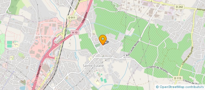 localisation de l'entreprise MADAME FLORENCE LACOSTE  SAINTE-EULALIE