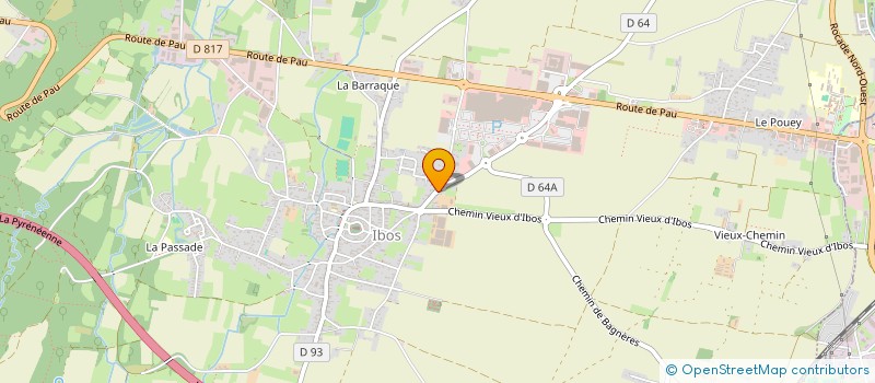 localisation de l'entreprise MADAME FLORENCE LAFITTE  IBOS