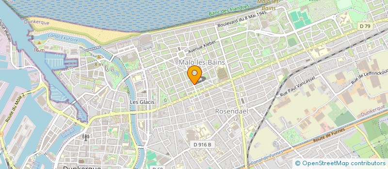 localisation de l'entreprise MADAME FLORENCE LAFON à DUNKERQUE