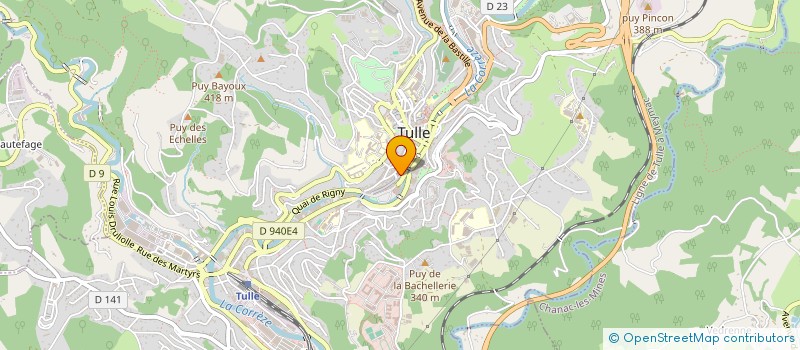 localisation de l'entreprise MADAME FLORENCE LAFONT  TULLE