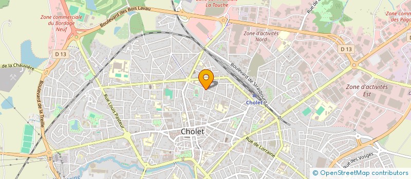 localisation de l'entreprise MADAME FLORENCE LAGACHE à CHOLET