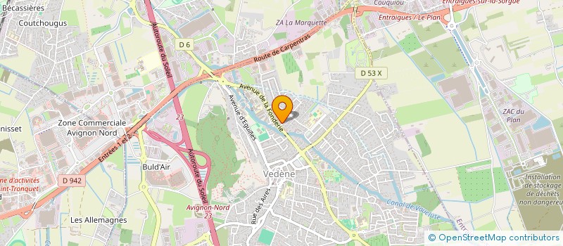 localisation de l'entreprise MADAME FLORENCE LAGIER  VEDENE