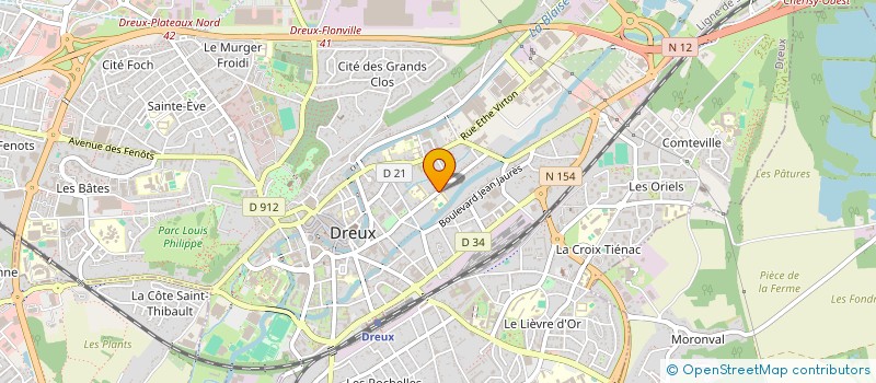 localisation de l'entreprise MADAME FLORENCE LAGNEAU à DREUX