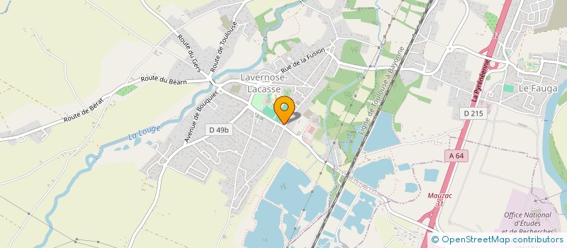 localisation de l'entreprise MADAME FLORENCE LAGUENS  LAVERNOSE-LACASSE