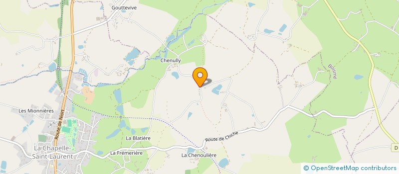 localisation de l'entreprise MADAME FLORENCE LAIMANT  LA CHAPELLE-SAINT-LAURENT