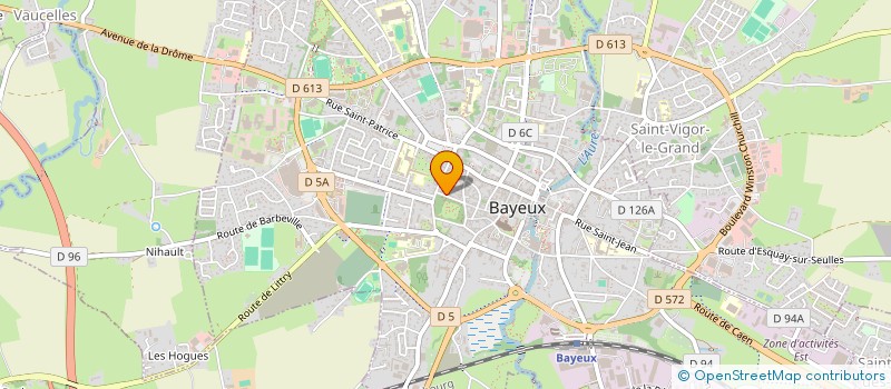 localisation de l'entreprise MADAME FLORENCE LAIR  BAYEUX