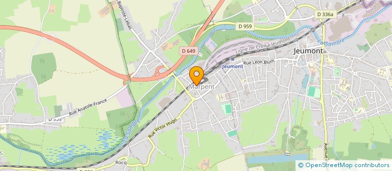 localisation de l'entreprise MADAME FLORENCE LAMBERT  MARPENT