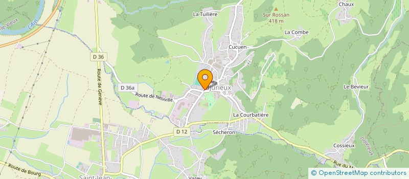 localisation de l'entreprise MADAME FLORENCE LAMBERT à JUJURIEUX