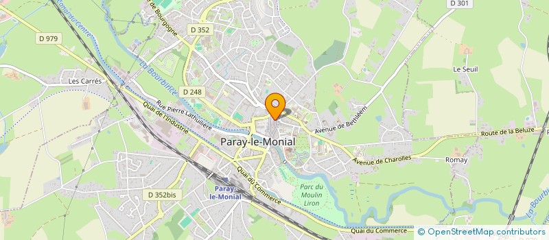 localisation de l'entreprise MADAME FLORENCE LAMOTTE à PARAY-LE-MONIAL