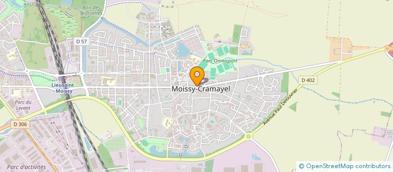 localisation de l'entreprise MADAME FLORENCE LAMPIN  MOISSY-CRAMAYEL