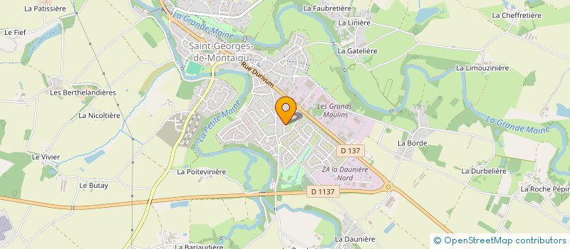 localisation de l'entreprise MADAME FLORENCE LANCELOT  MONTAIGU-VENDEE